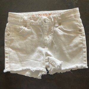 Cat and jack white kids shorts